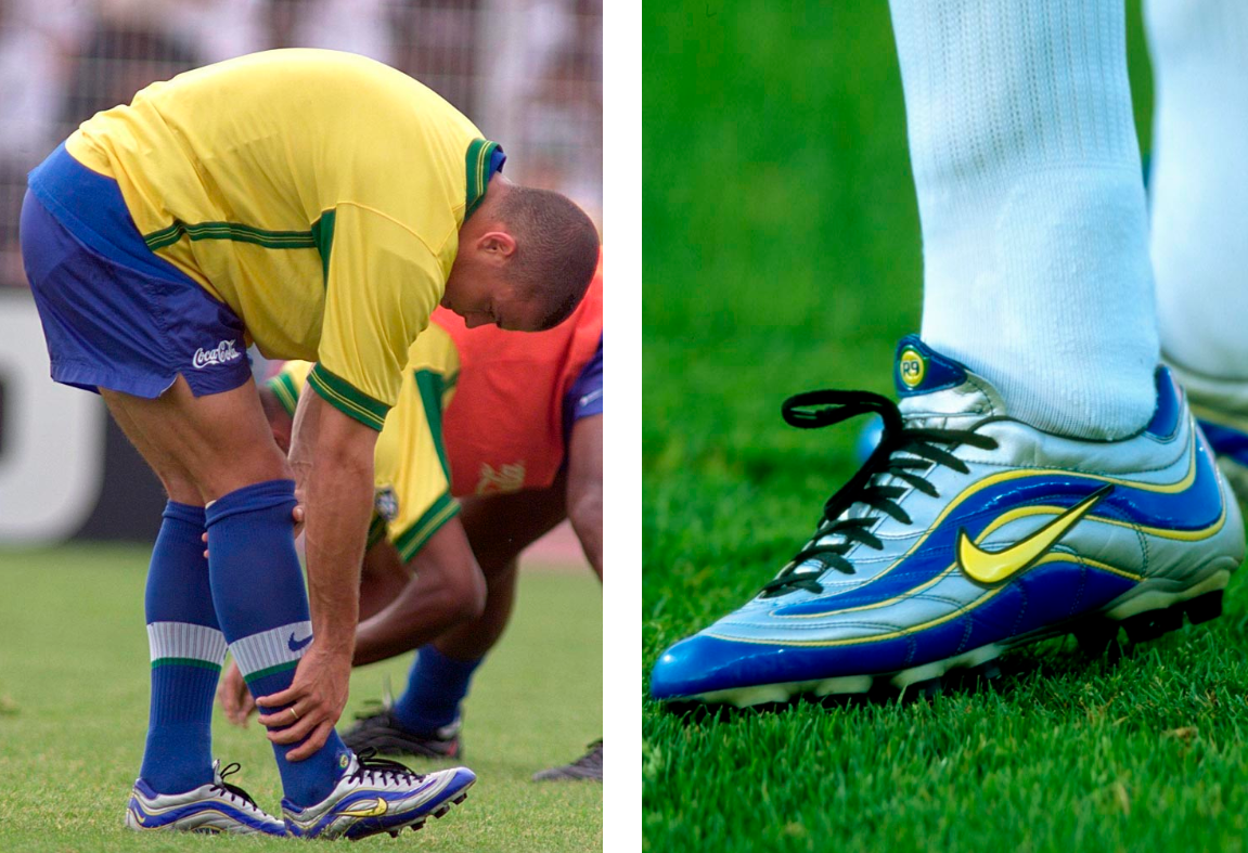 Đôi giày này được dành riêng cho Ronaldo với tên gọi Mercurial R9