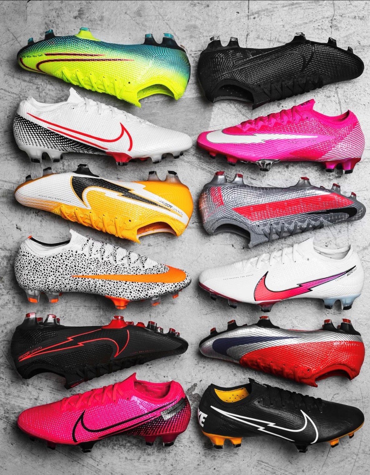 Điểm danh những phối màu đặc sắc nhất của mẫu giày cỏ tự nhiên Nike Vapor 13 Elite FG