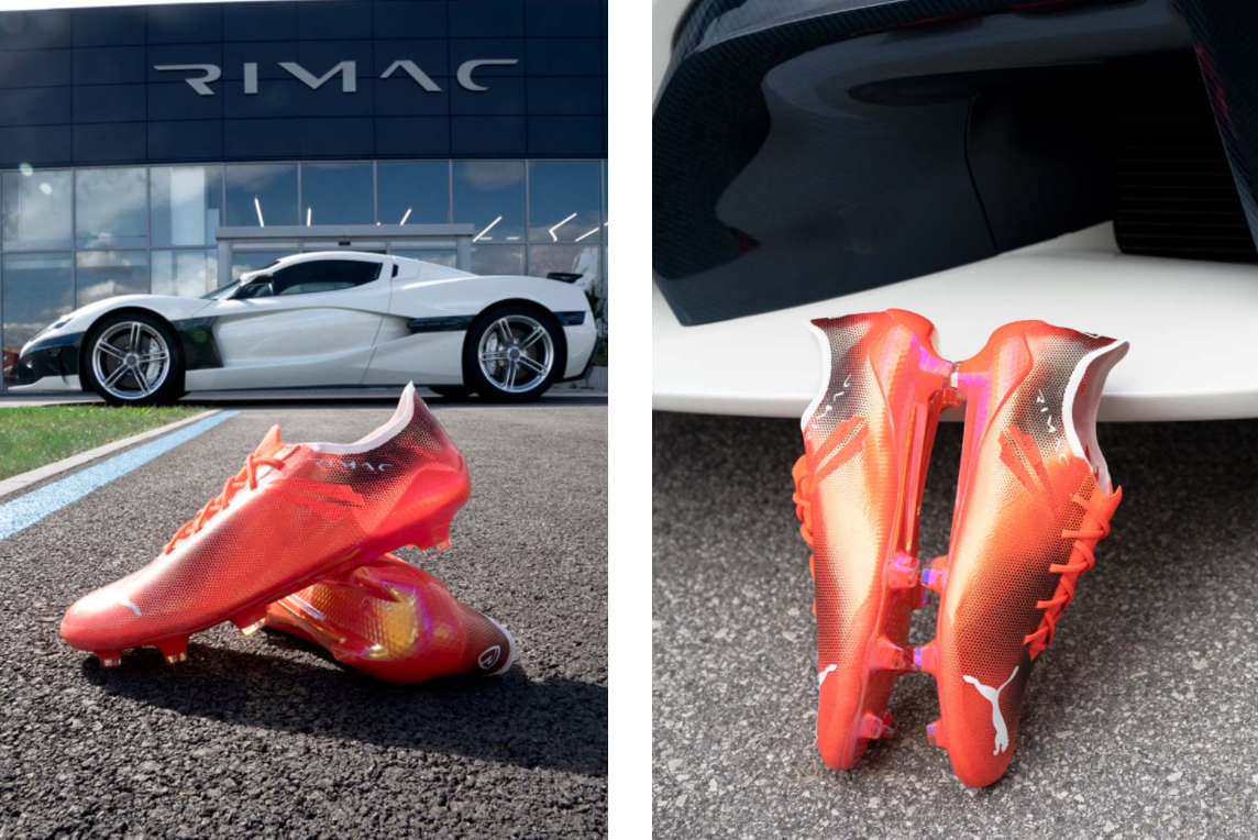 Puma và Hypercar Maker Rimac tạo nên giày đá banh nhanh nhất thế giới