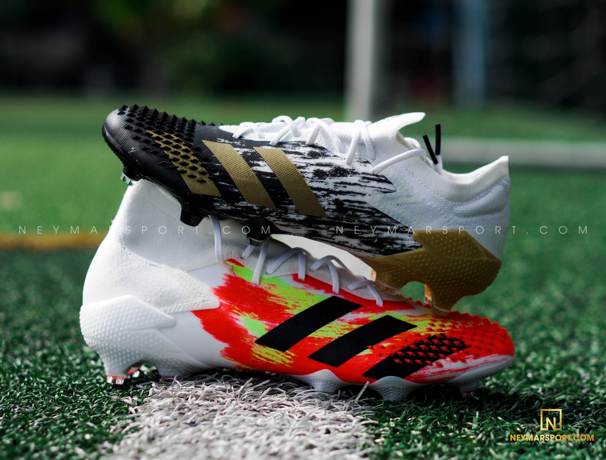 So sánh đặc trưng khác biệt về thiết kế giày đá banh adidas Predator - Uniforia và Inflight Pack