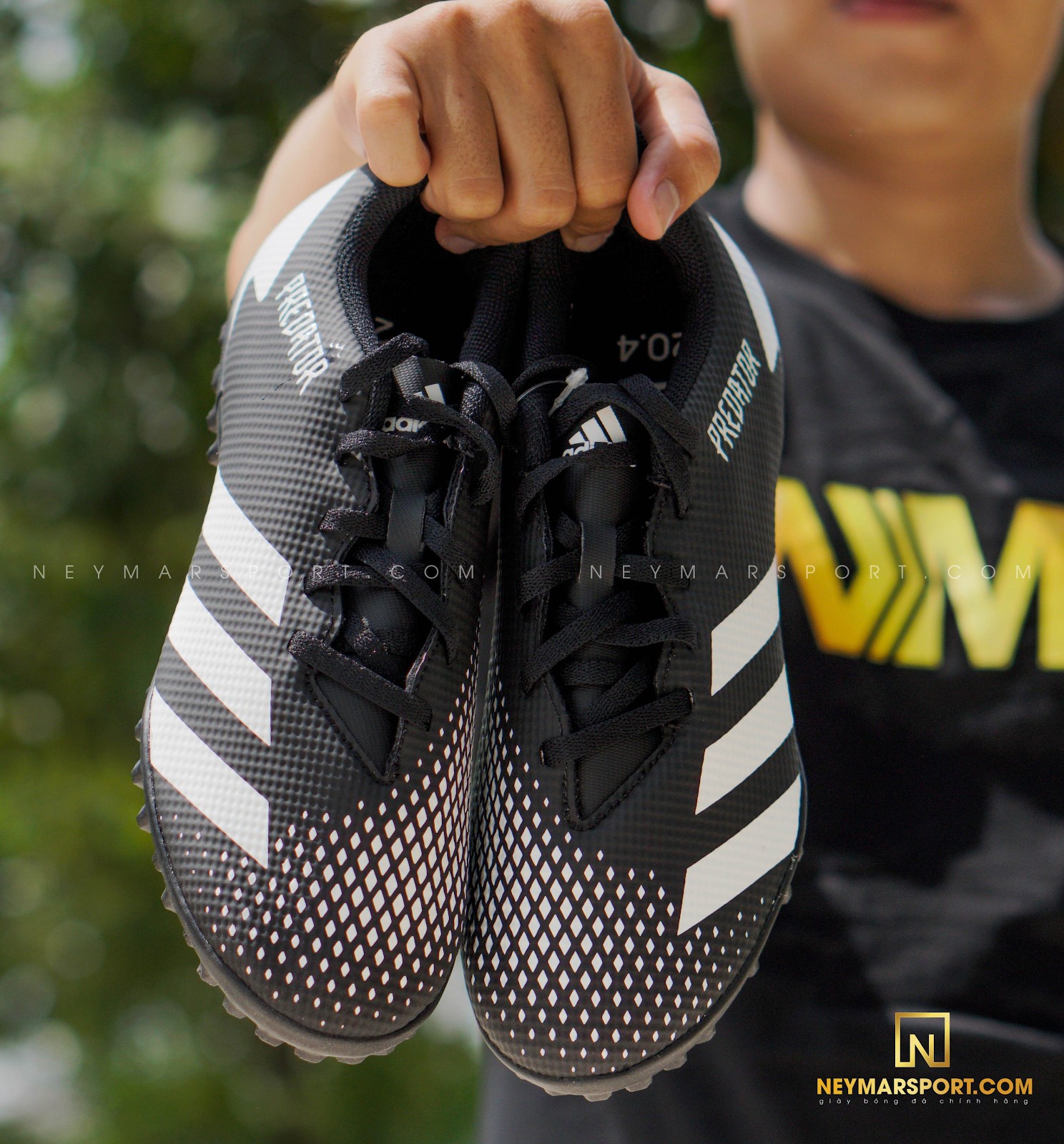 Giày đá bóng Adidas Predator 20.4 TF Inflight - Core Black/Footwear White 