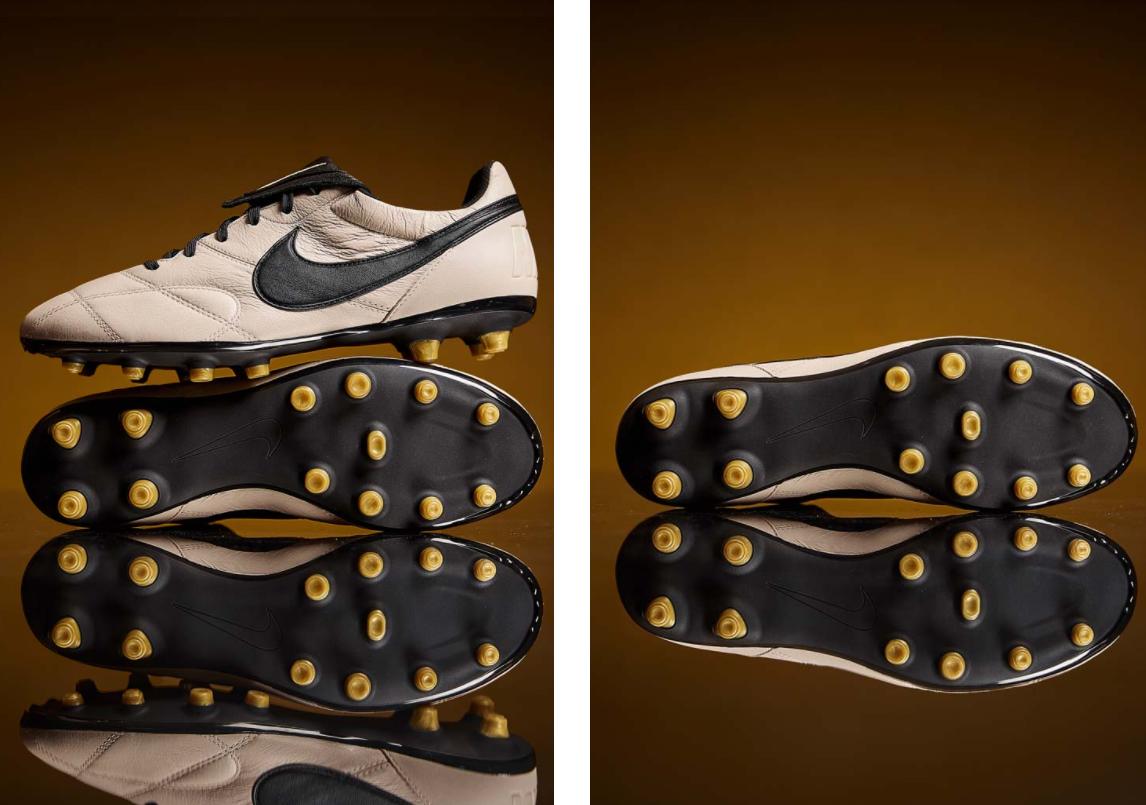 Giày đá bóng Nike Premier II  “Oatmeal / Black / Metallic Vivid Gold”