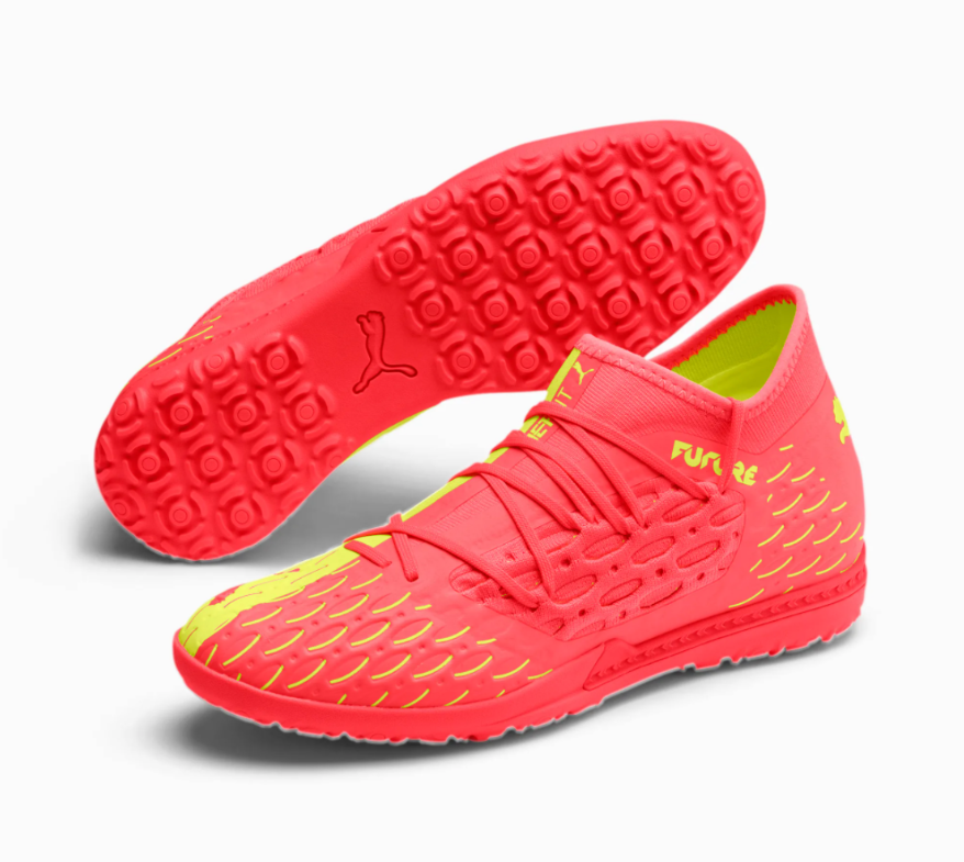 Giày cỏ nhân tạo PUMA Future 5.3 Netfit TF Rise - Energy Peach/Fizzy Yellow