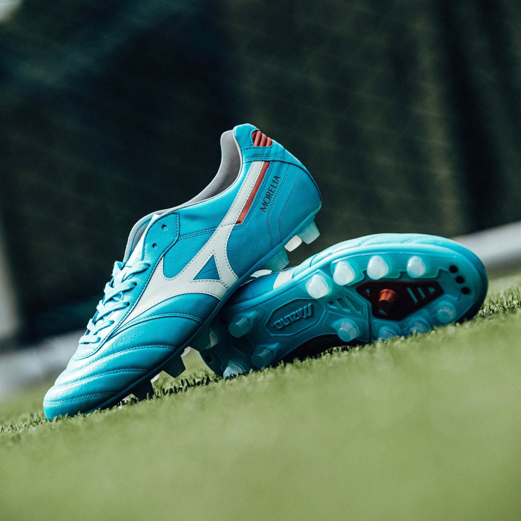 giày đá bóng Mizuno Azure Blue Pack