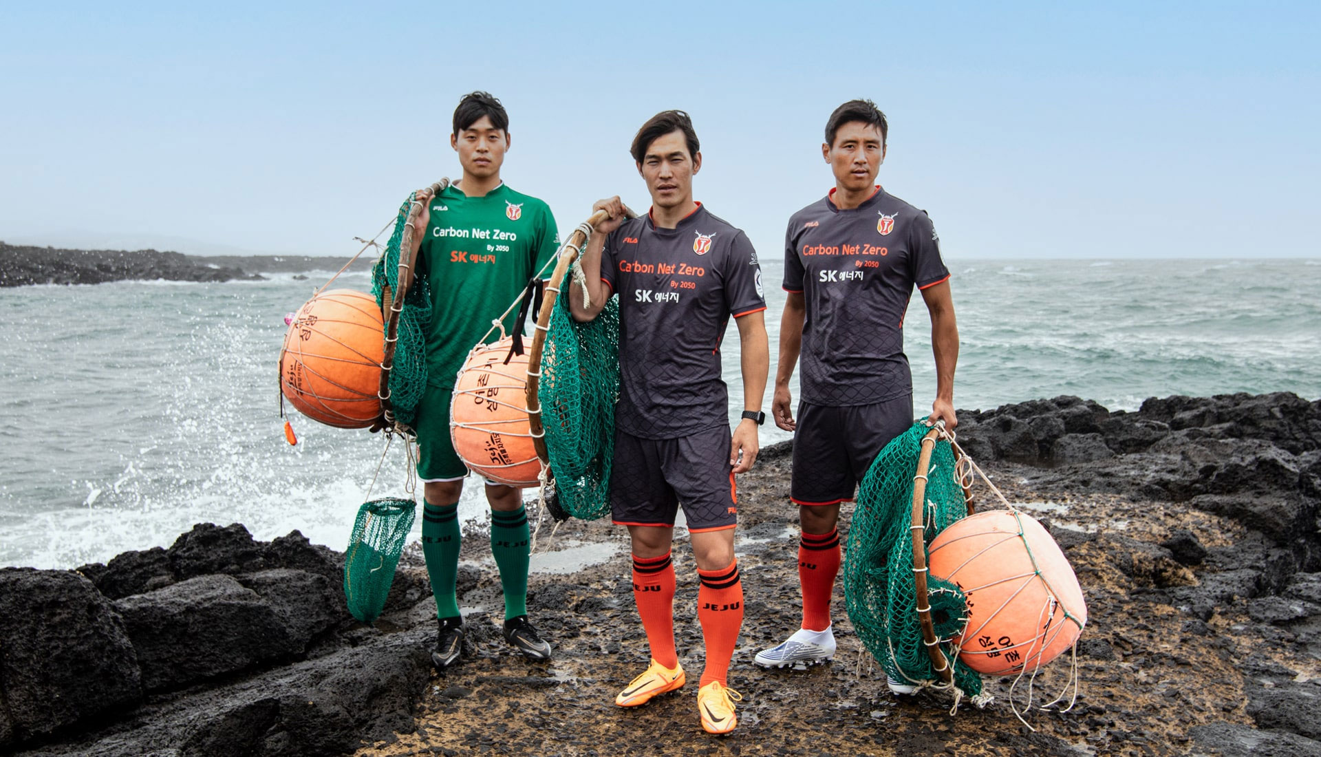 Nguồn cảm hứng của phiên bản áo bóng đá Jeju Haenyeo” của Jeju United