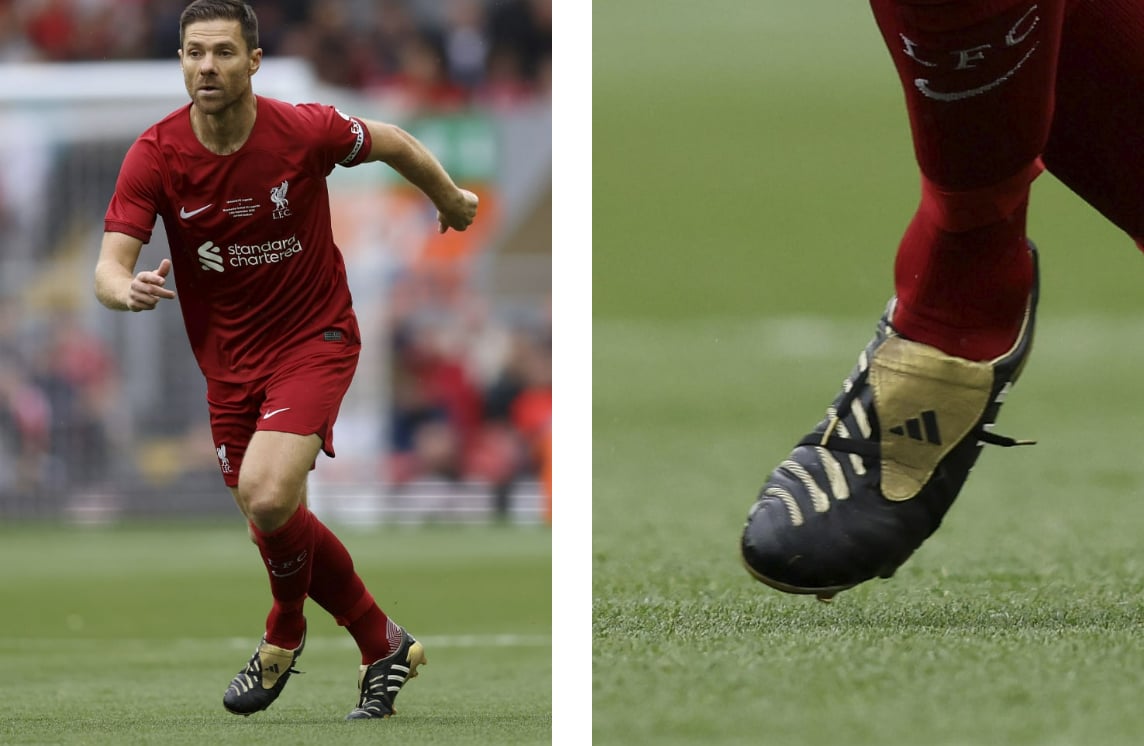 Xabi Alonso (Liverpool Legends) mang giày đá banh adidas Predator Pulse