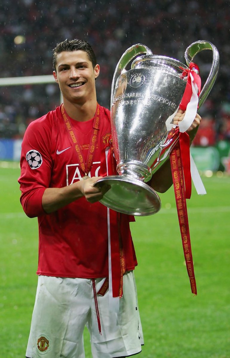 các danh hiệu Ronaldo đạt được khi thi đấu cho MU