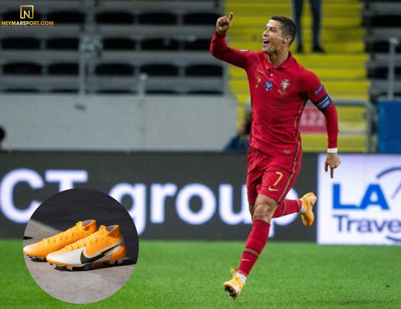 Cristiano Ronaldo mang giày đá banh Nike Mercurial Superfly 