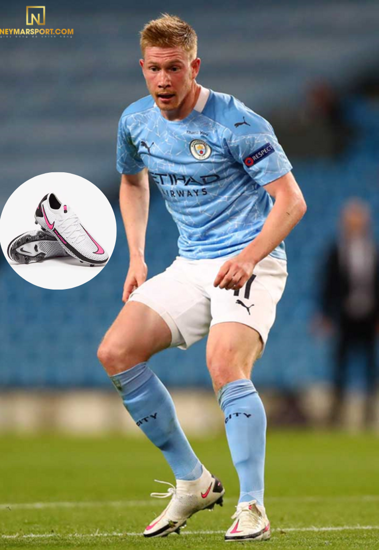 Kevin De Bruyne mang giày đá banh Nike Phantom GT Elite FG