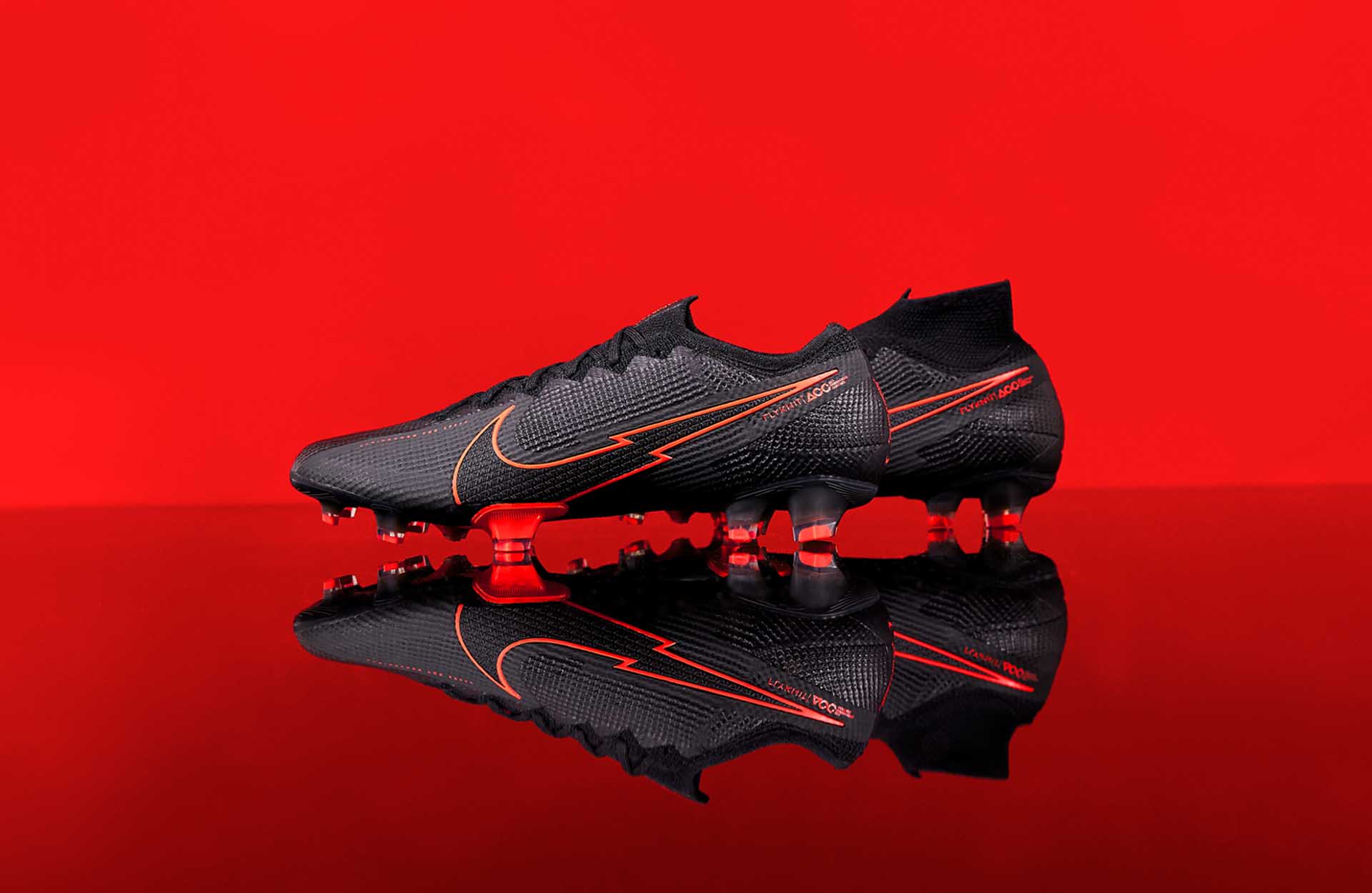 Nike Mercurial Superfly VII Elite - Black / Dark Smoke Grey / Red