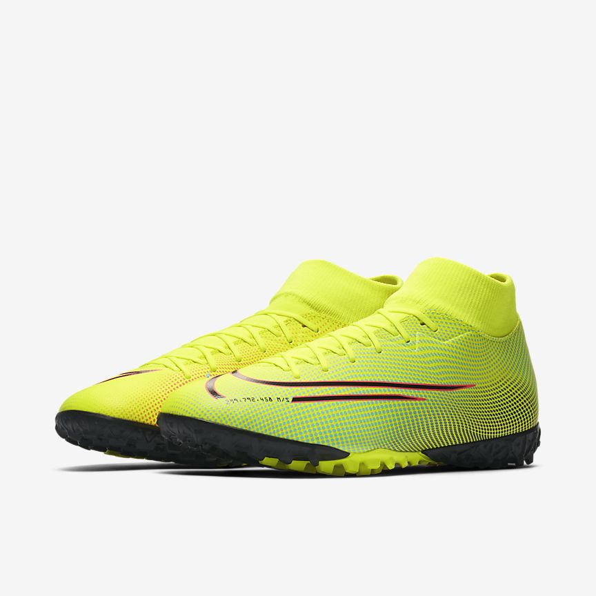 NIKE MERCURIAL SUPERFLY 7 ACADEMY TF DREAM SPEED 2 - LEMON VENOM/BLACK/AURORA GREEN