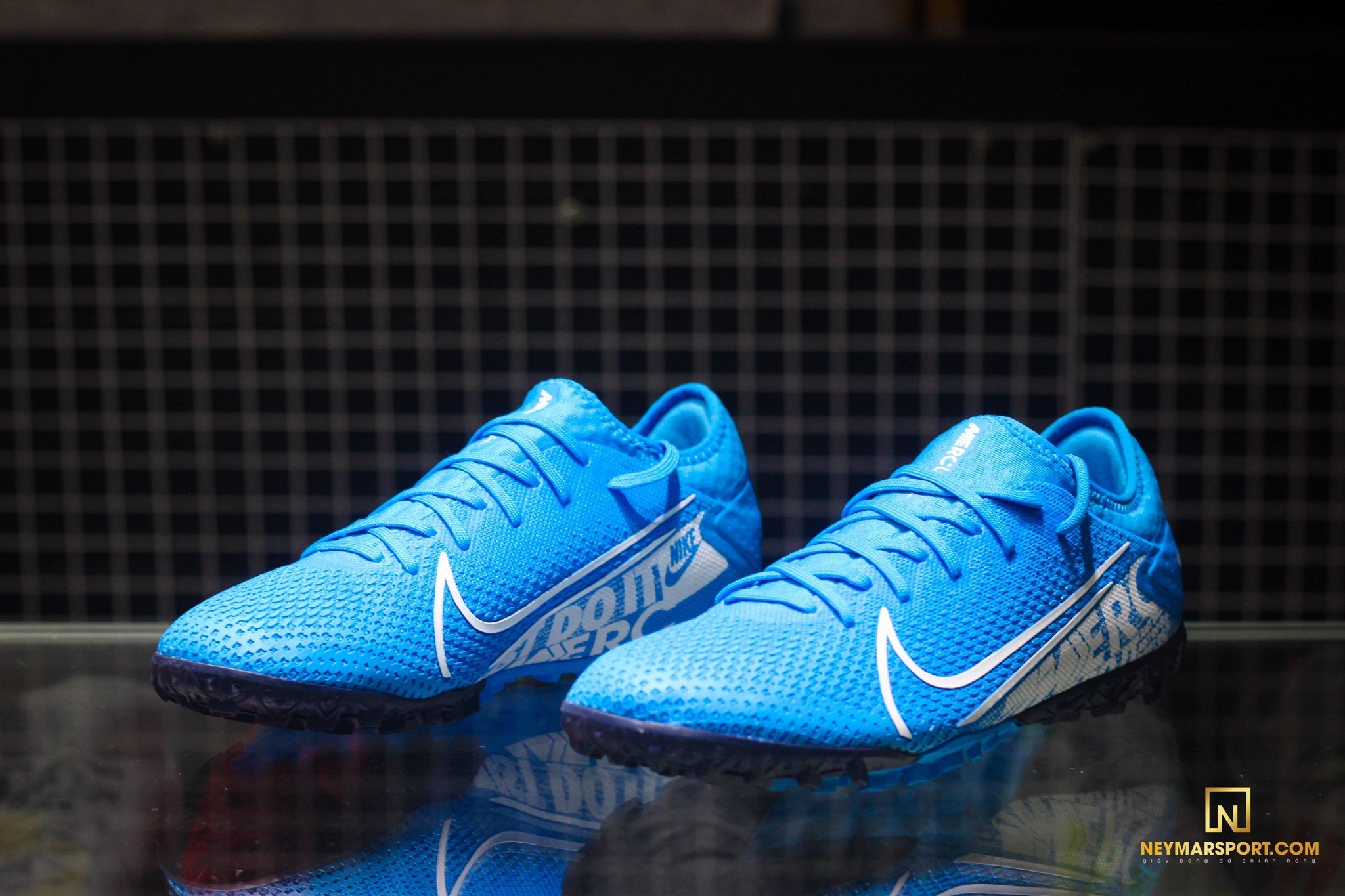 Giày đá banh chính hãng. Giày đá banh Nike. Giày đá banh Nike Mercurial Vapor 13 Pro IC New Lights - Blue Hero/White/Obsidian