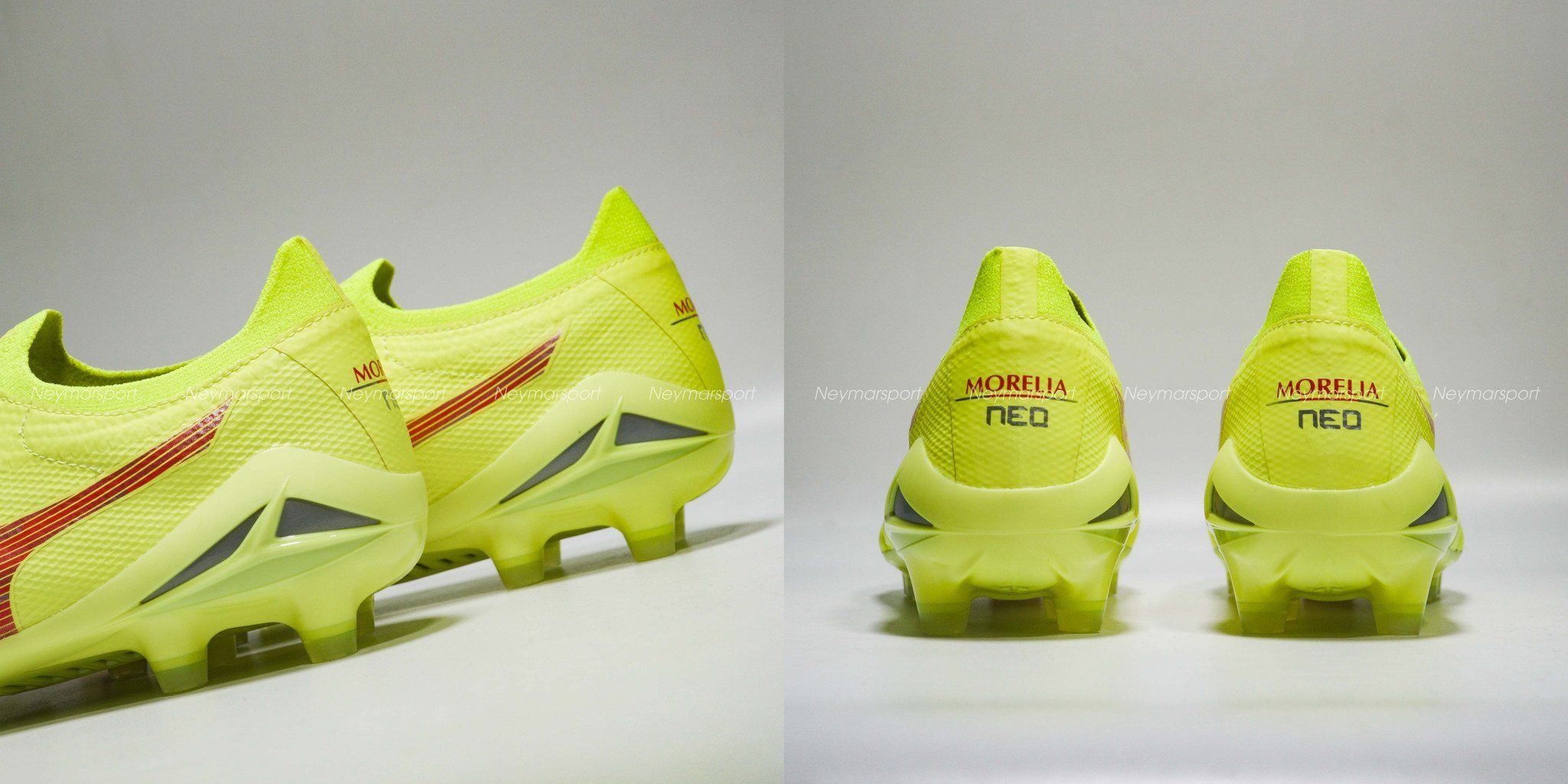 NUMBER 10, Neon yellow and fiery red accents - @mizunofootballofficial's  Dyna Pack is here. 🧨 Both the Morelia Neo IV and Morelia II are avail