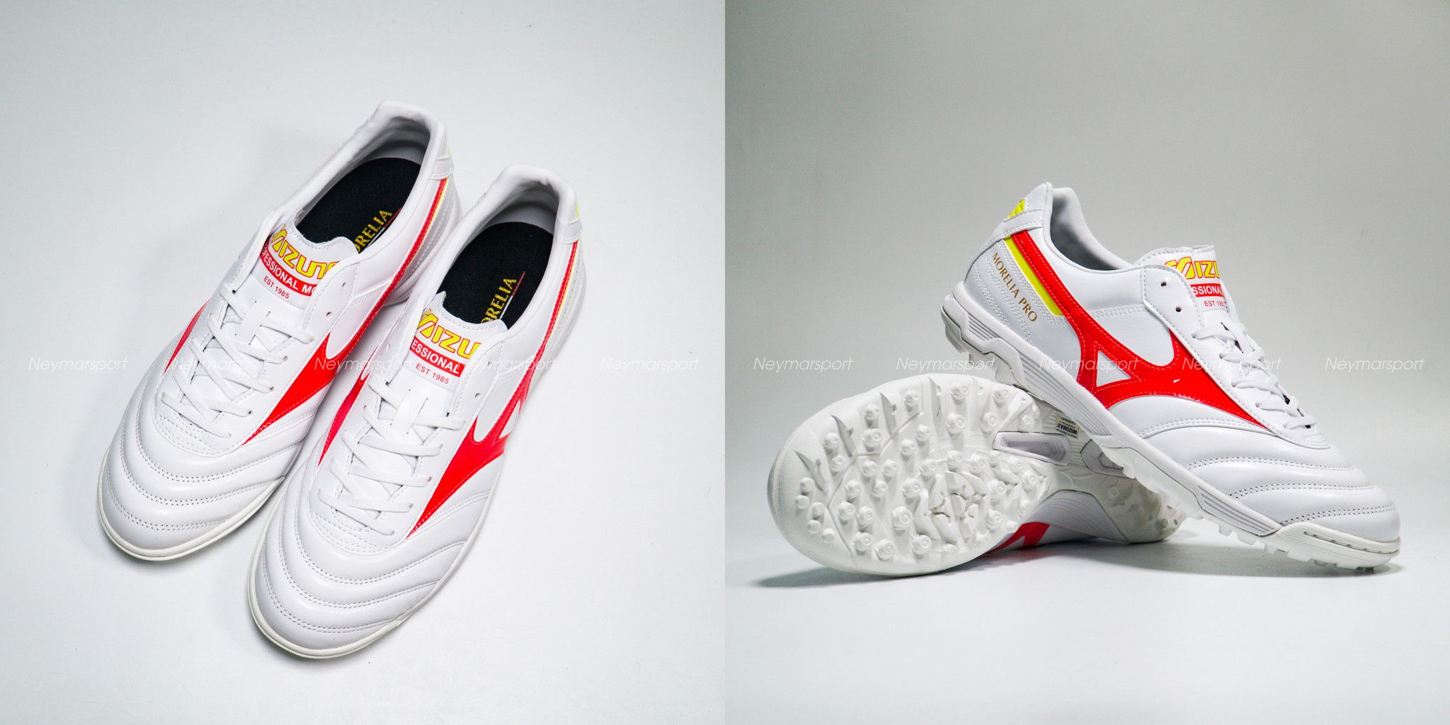 Mizuno Morelia Pro ホワイト/レッド US8.5 Mizuno Morelia Pro ホワイト/レッド US8.5 White and Red TF