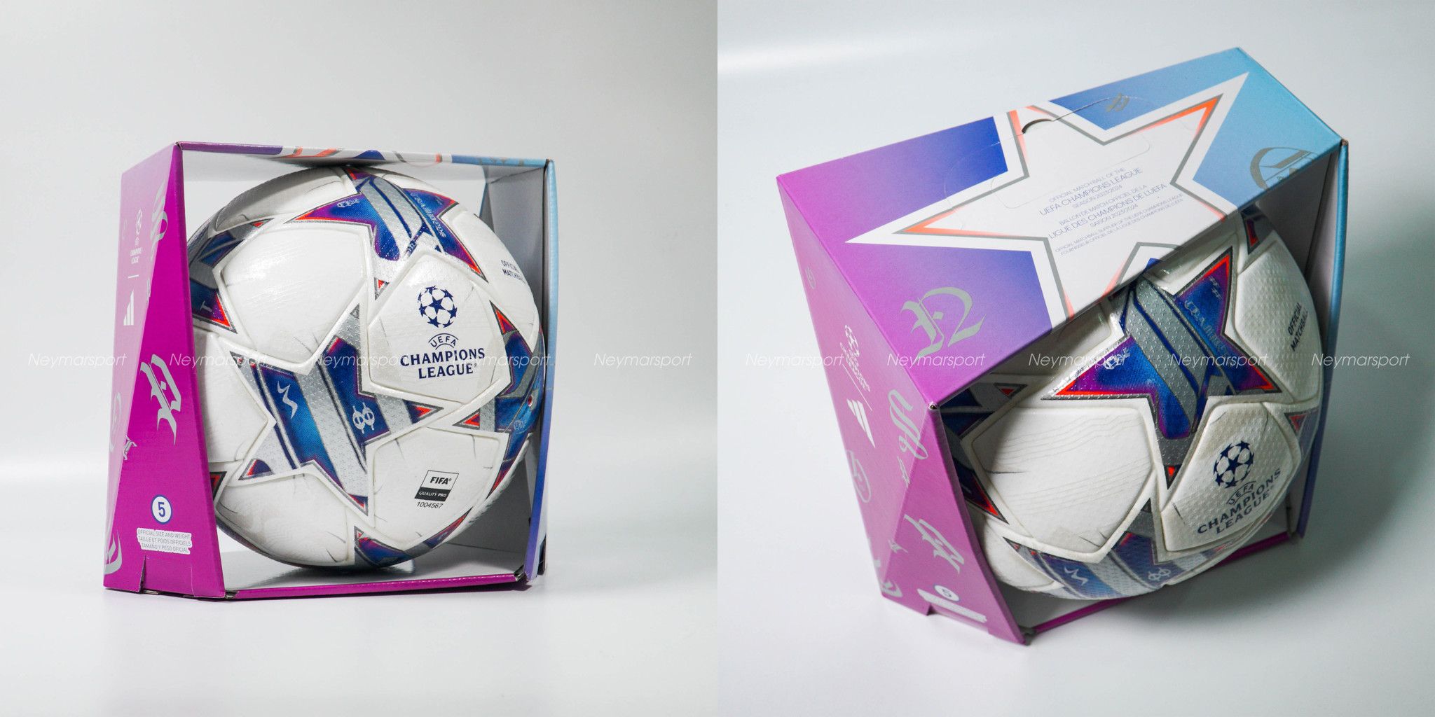 Bóng đá Adidas Football Champions League 2024 Pro Match Ball - White/B ...