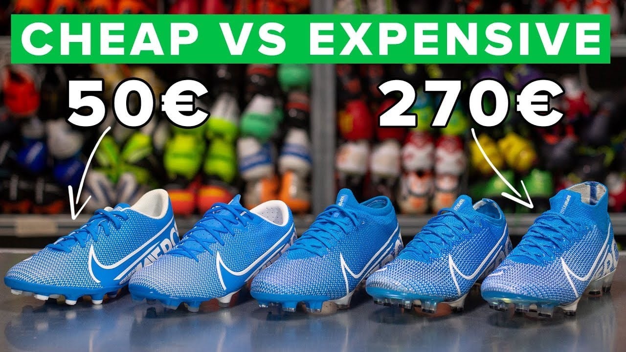 Các phân khúc từ cao cấp đến phổ thông của giày Nike Mercurial