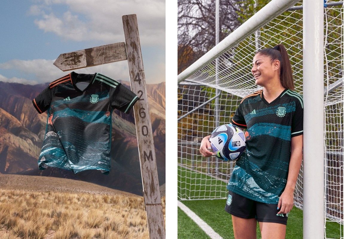 Adidas ra mắtáo thi đấu Argentina cho mùa giải World Cup nữ 2023