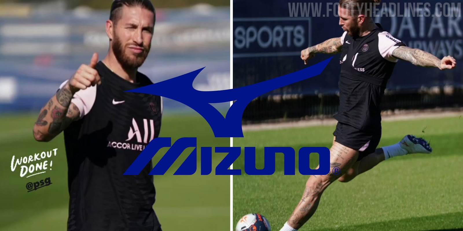 Sergio Ramos chính thức trở thành đại sứ thương hiệu của Mizuno