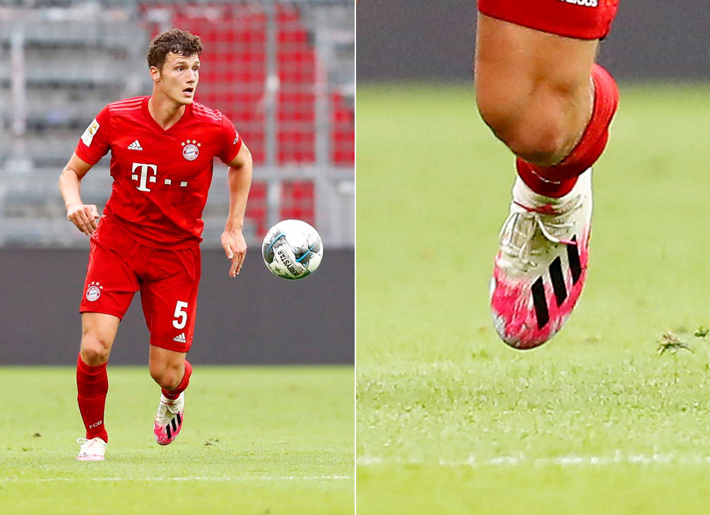 Benjamin Pavard (Bayern Munich) mang giày đá banh adidas X 19.1