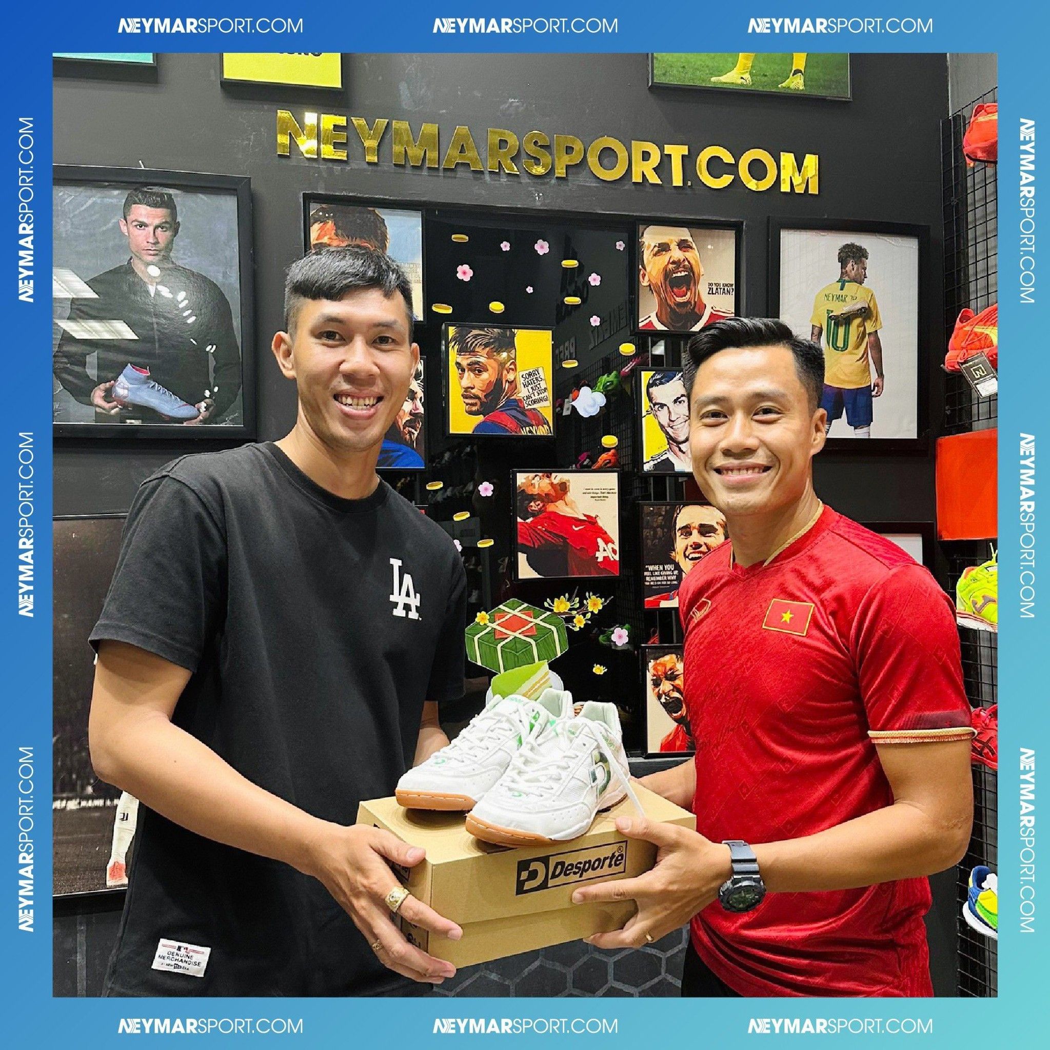 Dàn sao tuyển Futsal Việt Nam lựa chọn giày đá banh tại Neymarsport