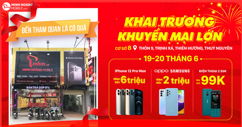 Khai trương Minh Hoàng Mobile cơ sở 8 Thôn 9, Trịnh Xá, Thiên Hương, Thủy Nguyên