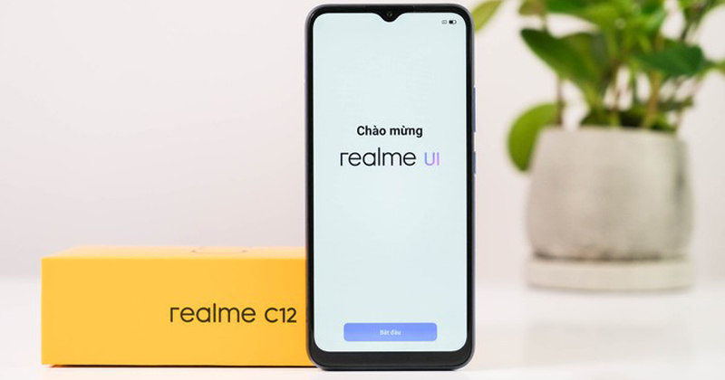 Điện thoại Realme C12 ra mắt: Ấn tượng với viên pin khủng 6.000 mAh