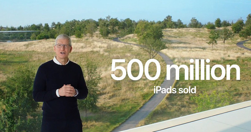 500 triệu chiếc iPad đến tay người dùng trong 10 năm qua