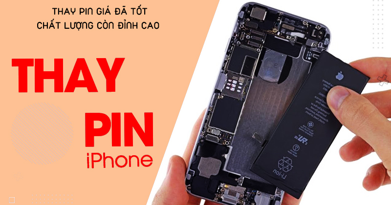 Bảng giá thay pin iPhone chính hãng giá rẻ tại Hải Phòng, địa chỉ sửa chữa điện thoại uy tín