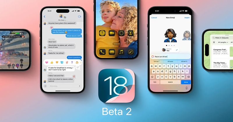 Apple đã ra mắt bản beta thứ hai của iOS 18