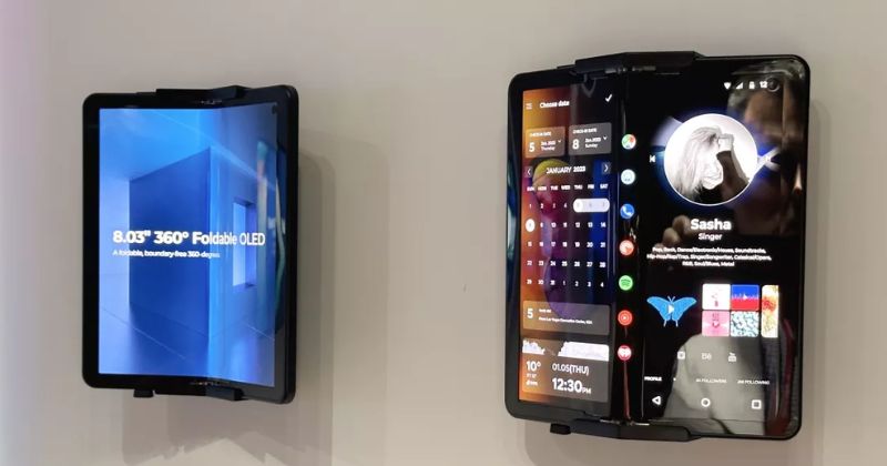 CES 2023 LG Display gây chú ý với màn hình gập 360 độ