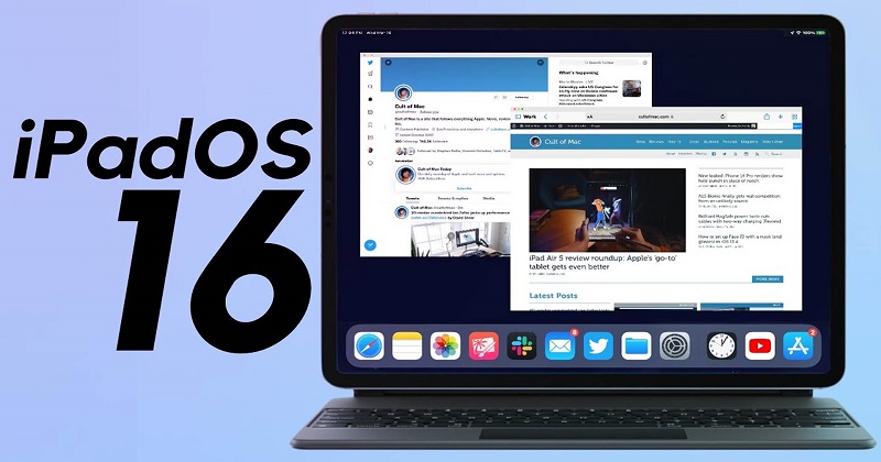 Hé lộ thời điểm ra mắt và những tính năng mới trên iPadOS 16 !!!