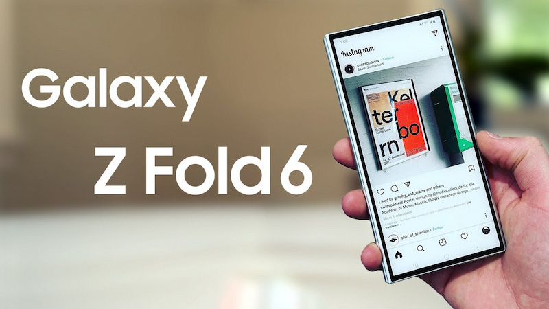 Galaxy Z Fold 6 lộ diện hình ảnh thực tế