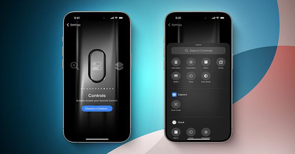 IOS 18 thêm tùy chọn Control Center vào Action Button