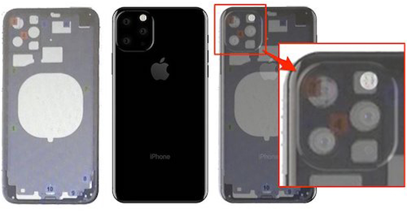 iPhone XI lộ thiết kế camera tam giác
