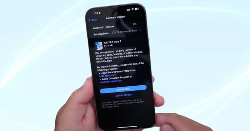 iOS 18.6 Beta 3: Ổn định hơn, pin “trâu” hơn và sẵn sàng cho bản chính thức – Đáng để mong chờ?