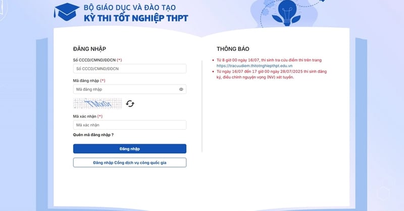 🎓 Đăng Ký Nguyện Vọng Đại Học 2025: Hướng Dẫn Chi Tiết Trên Website Bộ GD&ĐT