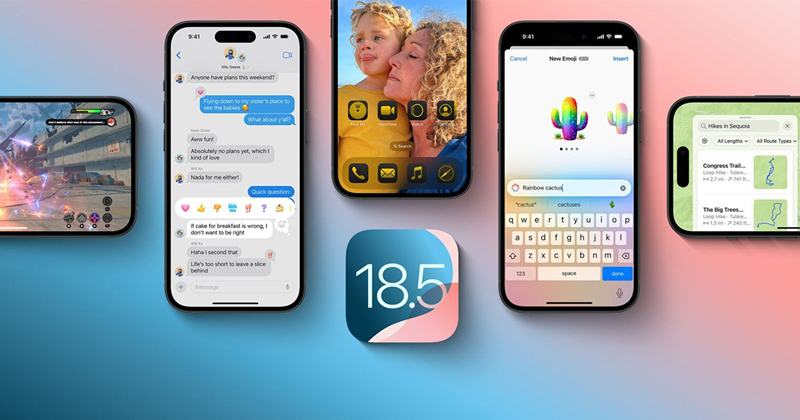 Apple chính thức phát hành iOS 18.5 – Cập nhật nhẹ nhưng đáng giá