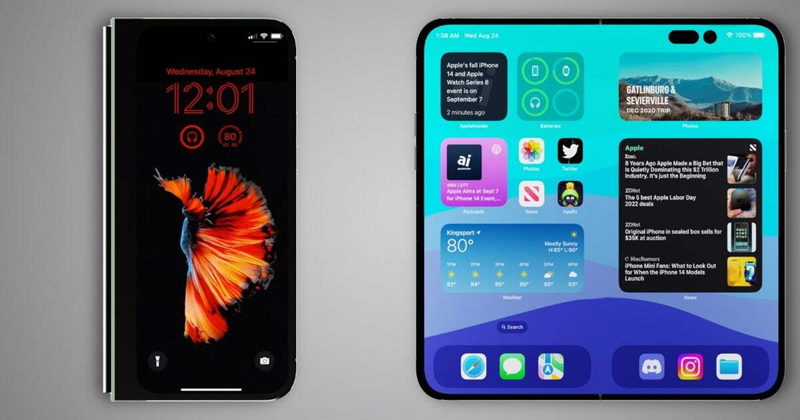 iPhone Gập: Quân Át Chủ Bài Mới của Apple với Công Nghệ Màn Hình “Tối Mật” – Samsung Còn Chưa Dám Dùng!