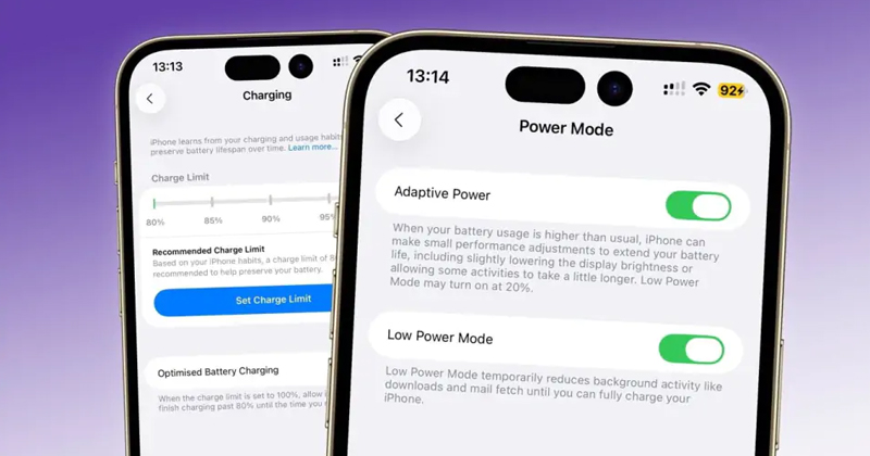 iOS 26: Dòng iPhone nào có chế độ Adaptive Power?
