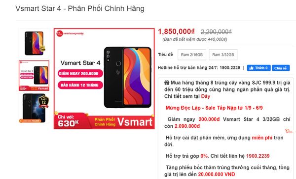 Vì sao Bphone thất bại trước Vsmart tại thị trường Việt Nam?