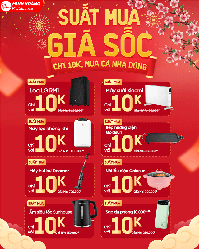 CHỢ TẾT 10K - ĐỒNG GIÁ 10K !!!