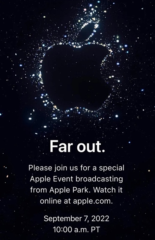 Thư mời sự kiện của Apple hé lộ điều gì về iPhone 14 series???