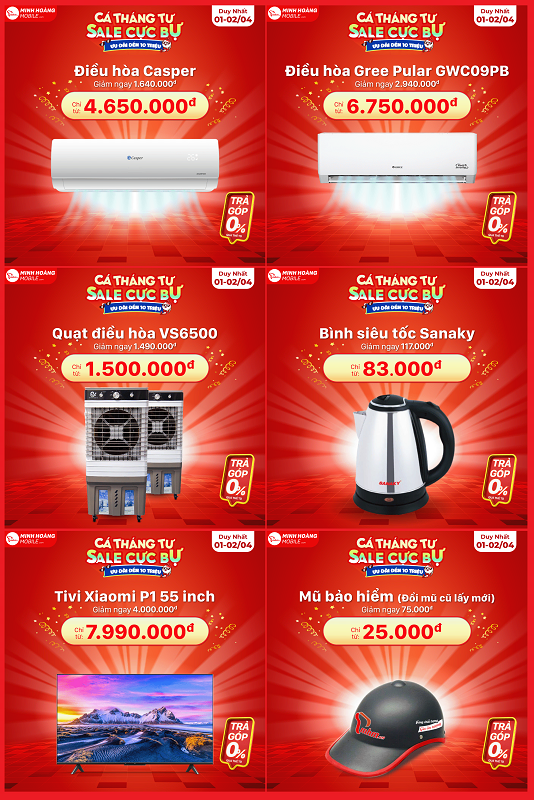 CÁ THÁNG TƯ - SALE CỰC BỰ !!!