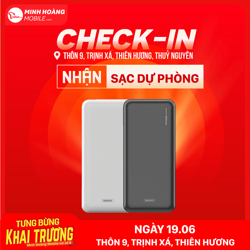 Tưng bừng khai trương cơ sở 8 Minh Hoàng Mobile - Check in nhận quà, đến là có quà !!!