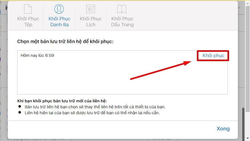 Phải làm gì để khắc phục sự cố iPhone bị mất danh bạ ??? hình ảnh 7