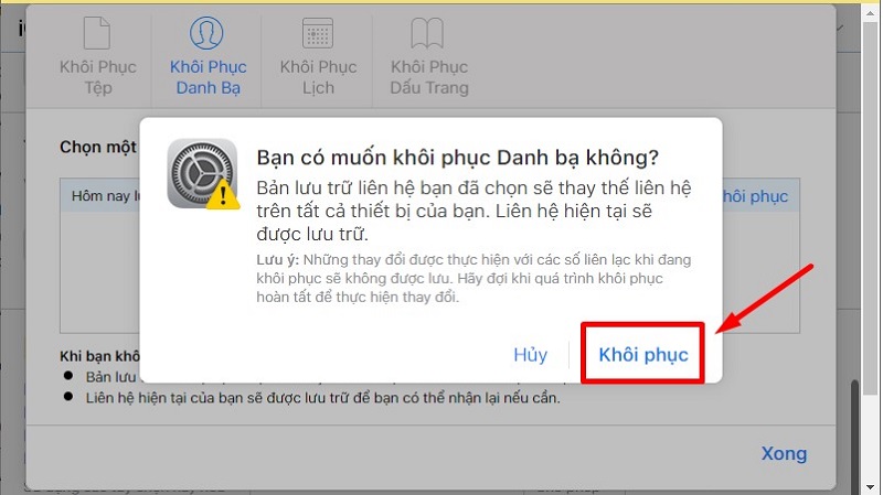 Phải làm gì để khắc phục sự cố iPhone bị mất danh bạ ??? hình ảnh 8