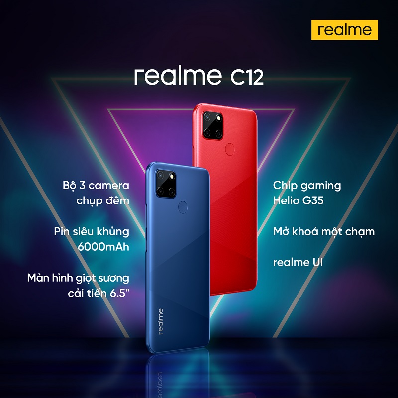 Realme C12- Phân Phối Chính Hãng