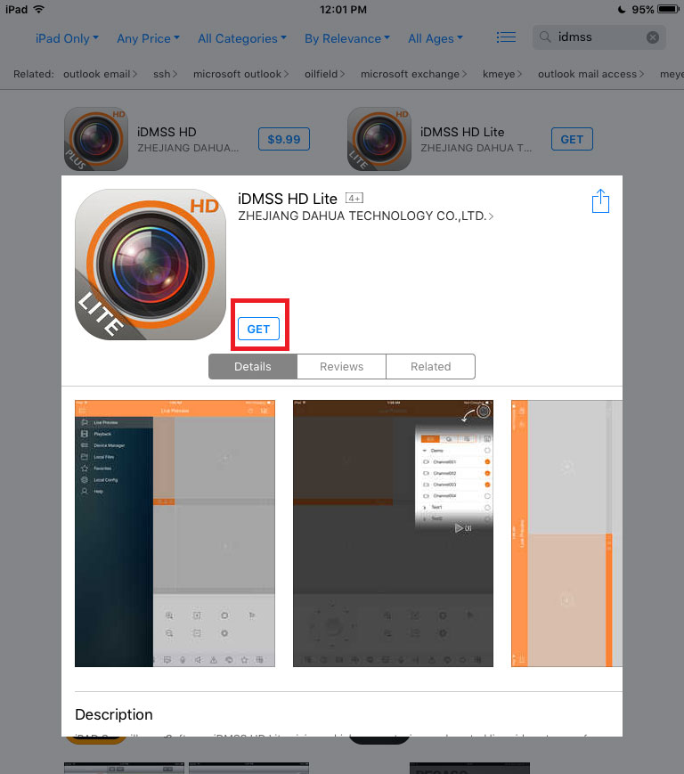 Huong dan download idmss gmdss tren app store