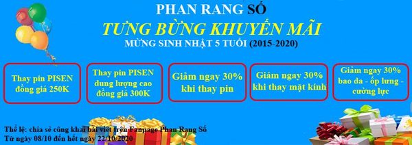 Mừng sinh nhật Phan Rang Số tròn 5 tuổi
