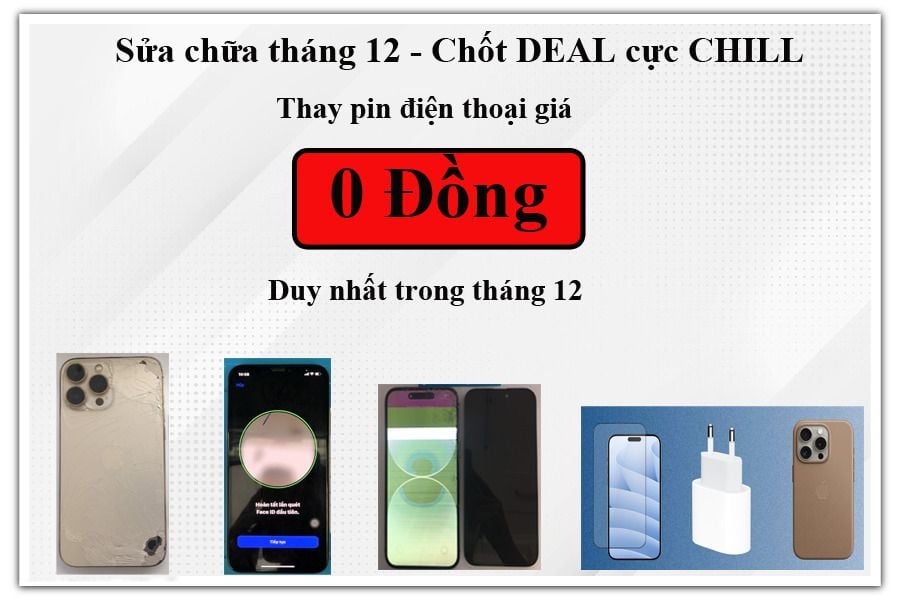 Sửa chữa Tháng 12 - Chốt DEAL cực CHILL